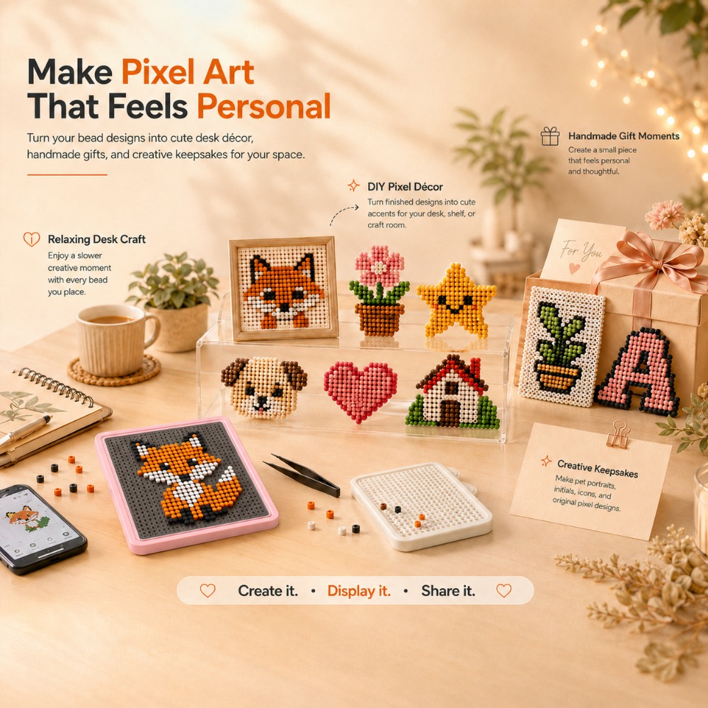 Jewelry Making Board - لوحة إضاءة LED ذكية بخرزات قابلة