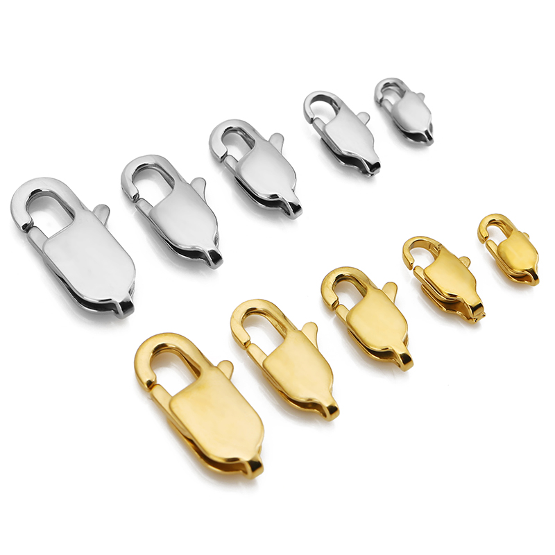 10 قطعة عالية الجودة الذهب الف - مراجعة Lobster Clasp Silver وسعره