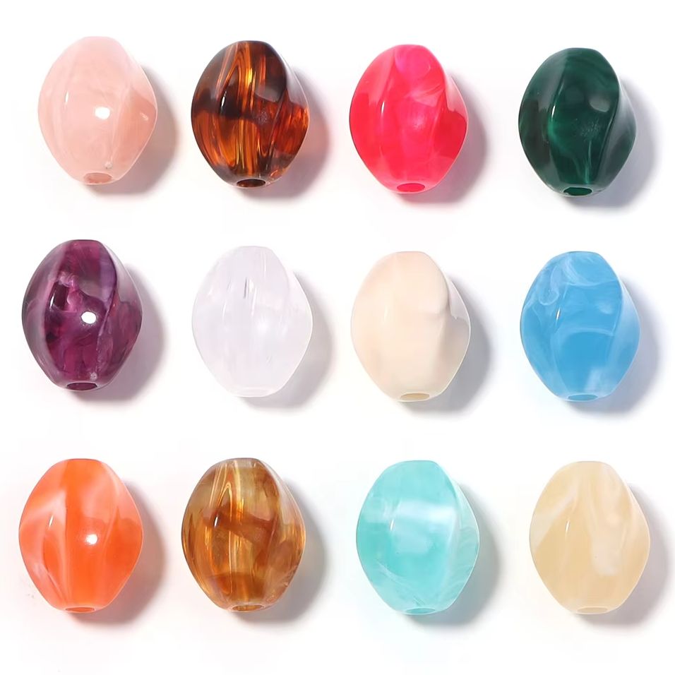 10 قطع من الخرز الأكريليك غير  - مراجعة Jewelry Making Gemstones وسعره