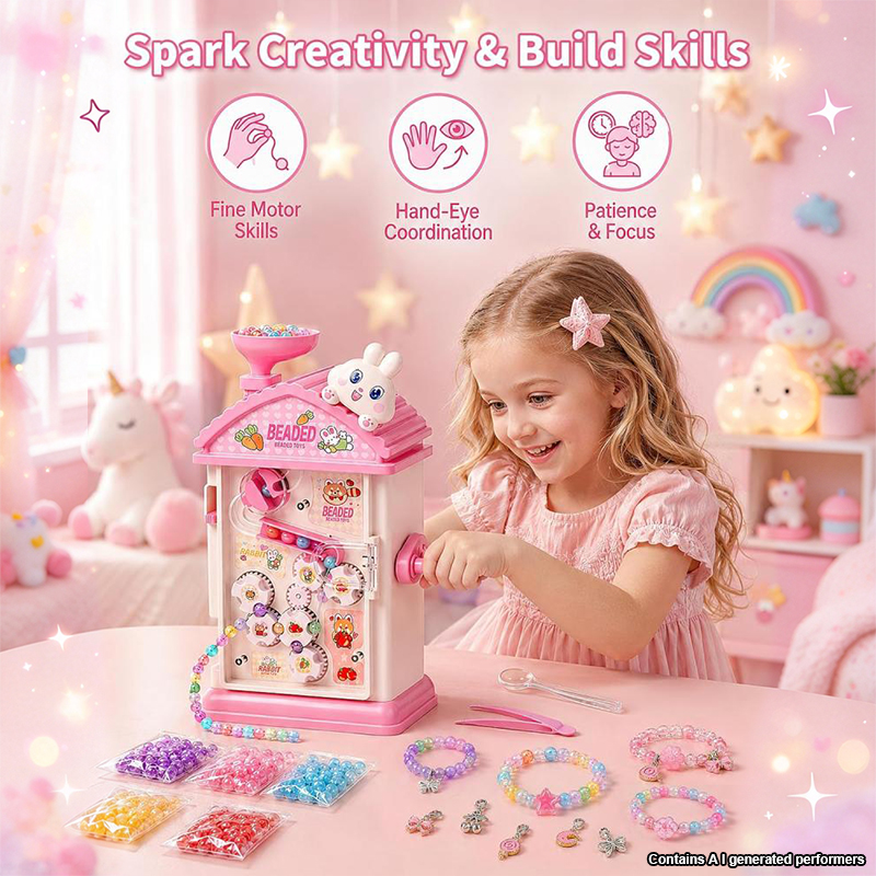 آلة خرز أوتوماتيكية للأطفال، م - مراجعة Jewelry Making Machines وسعره